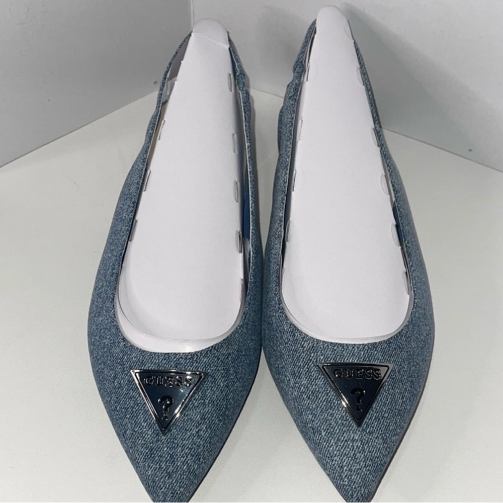Guess Women's Denim Blue Loafers